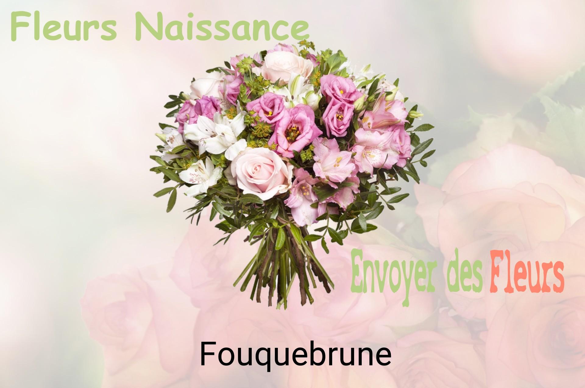 Bouquet de fleurs de naissance livré à Fouquebrune